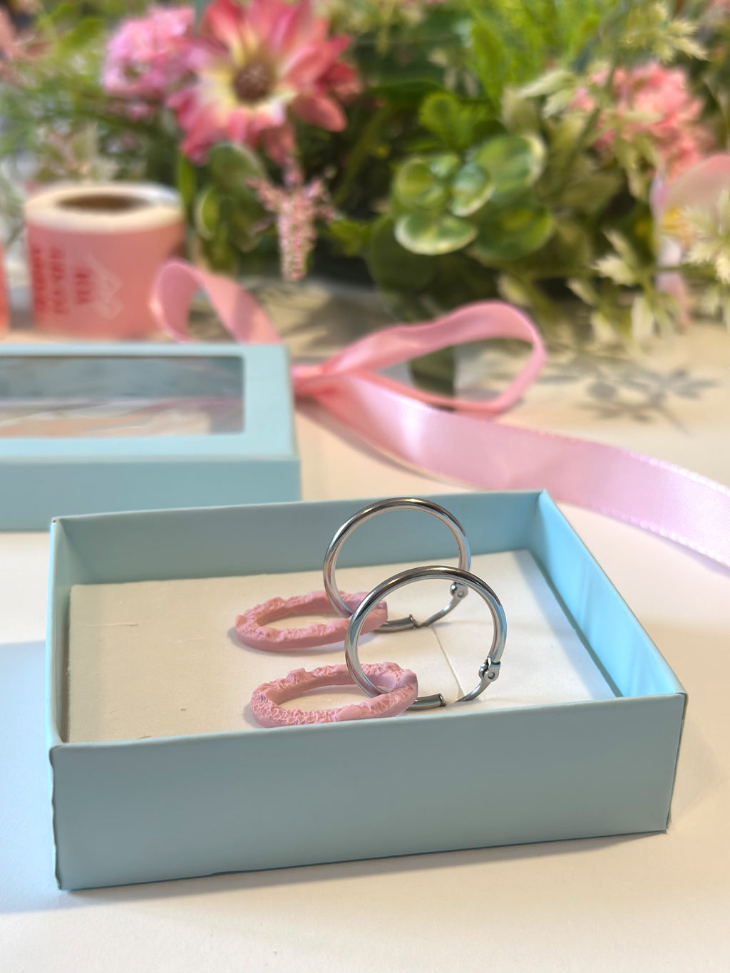 Color Ring - roza (srebrni ring)