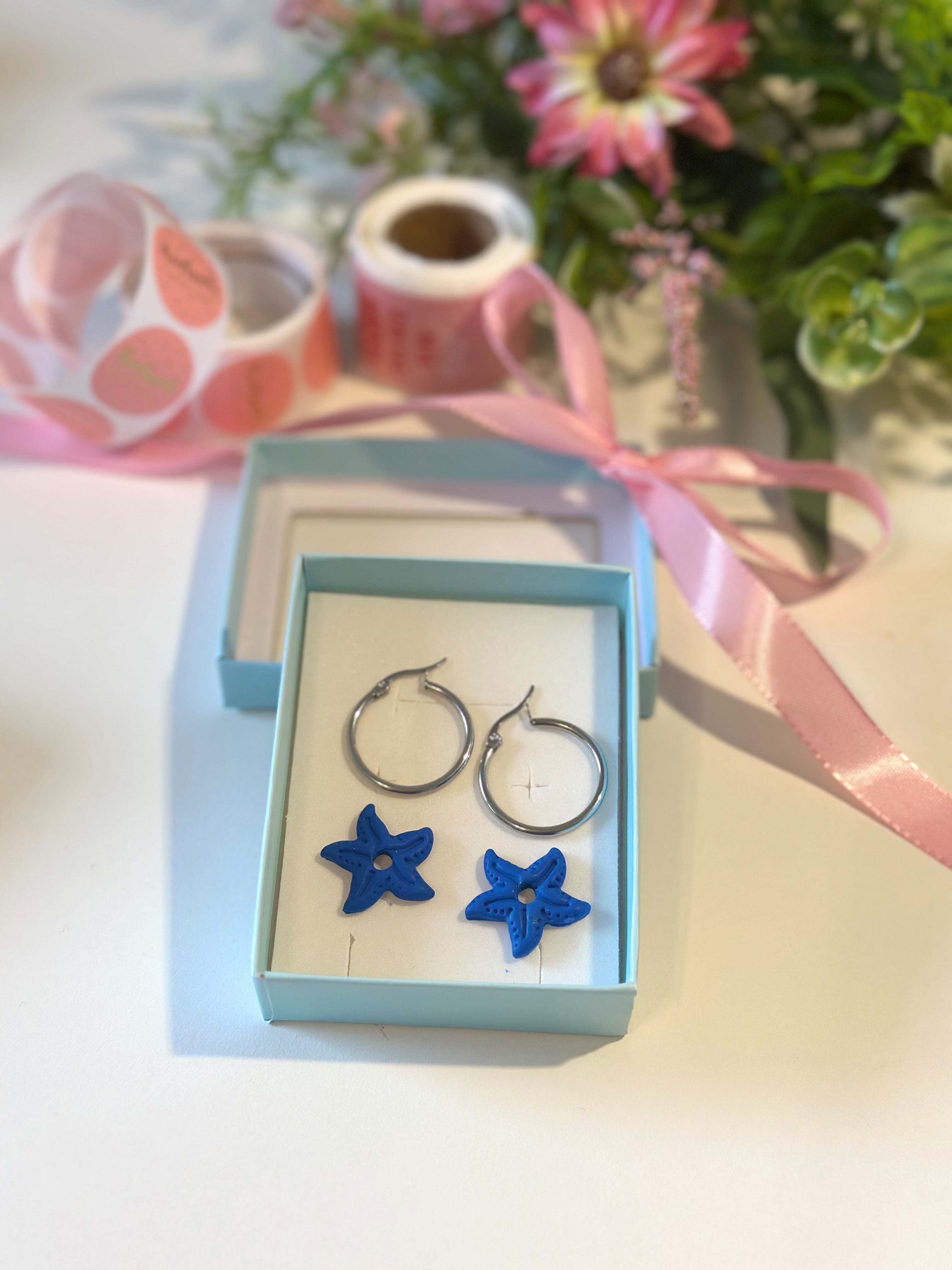 Sea Star Ring - plava (srebrni ring)