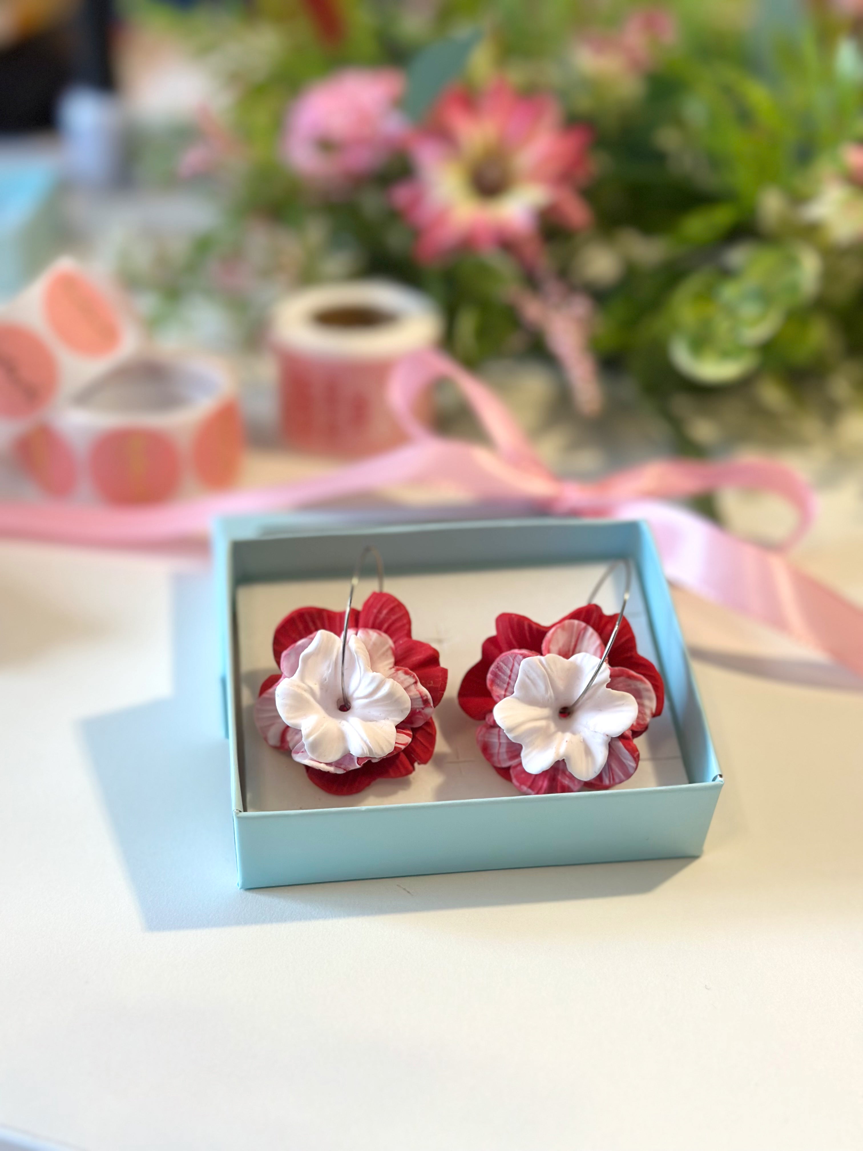 Wildflower Ring - Crveno/rozi (prošarani)
