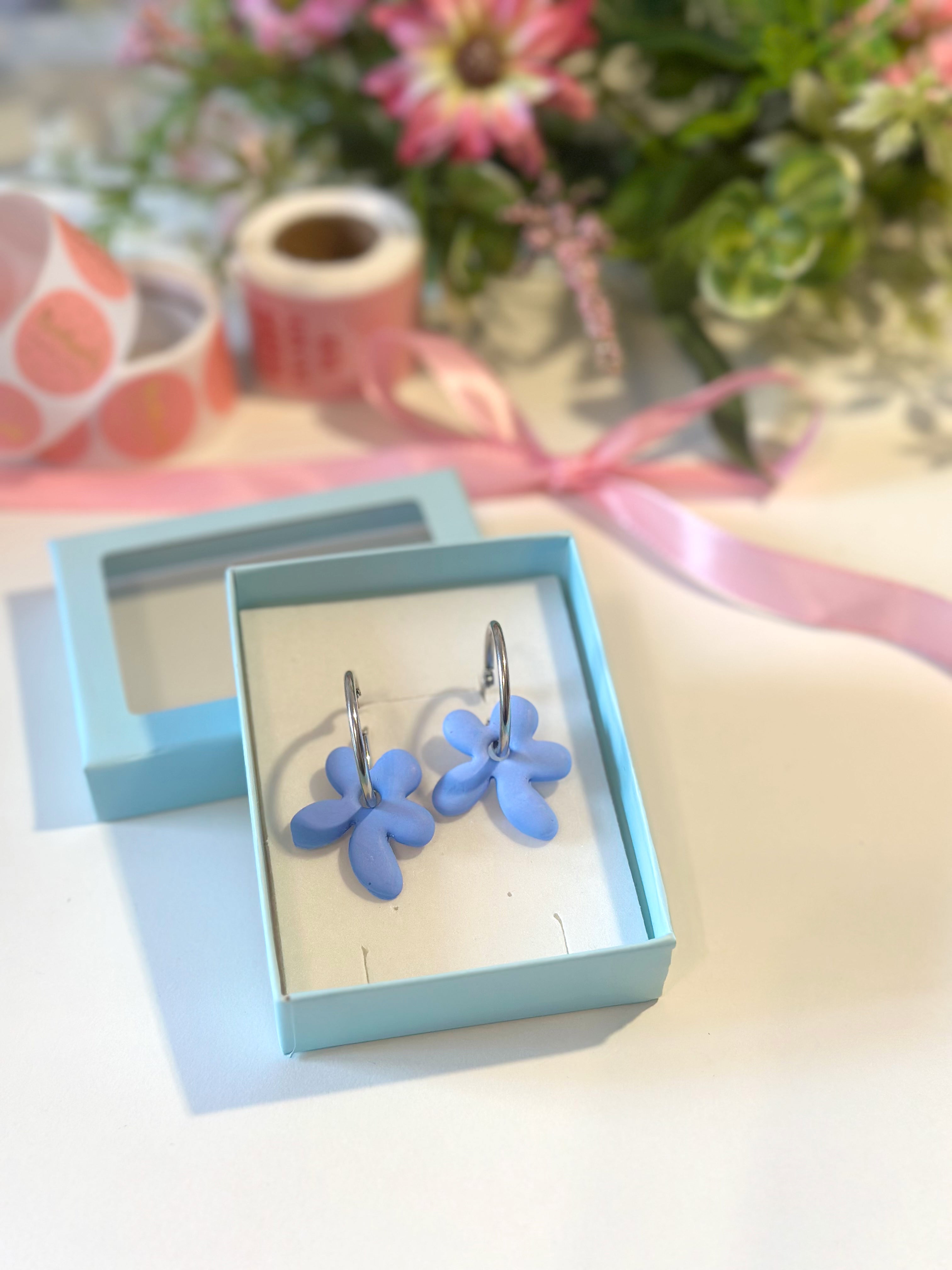 Blossom Ring - baby plava (srebrni ring)