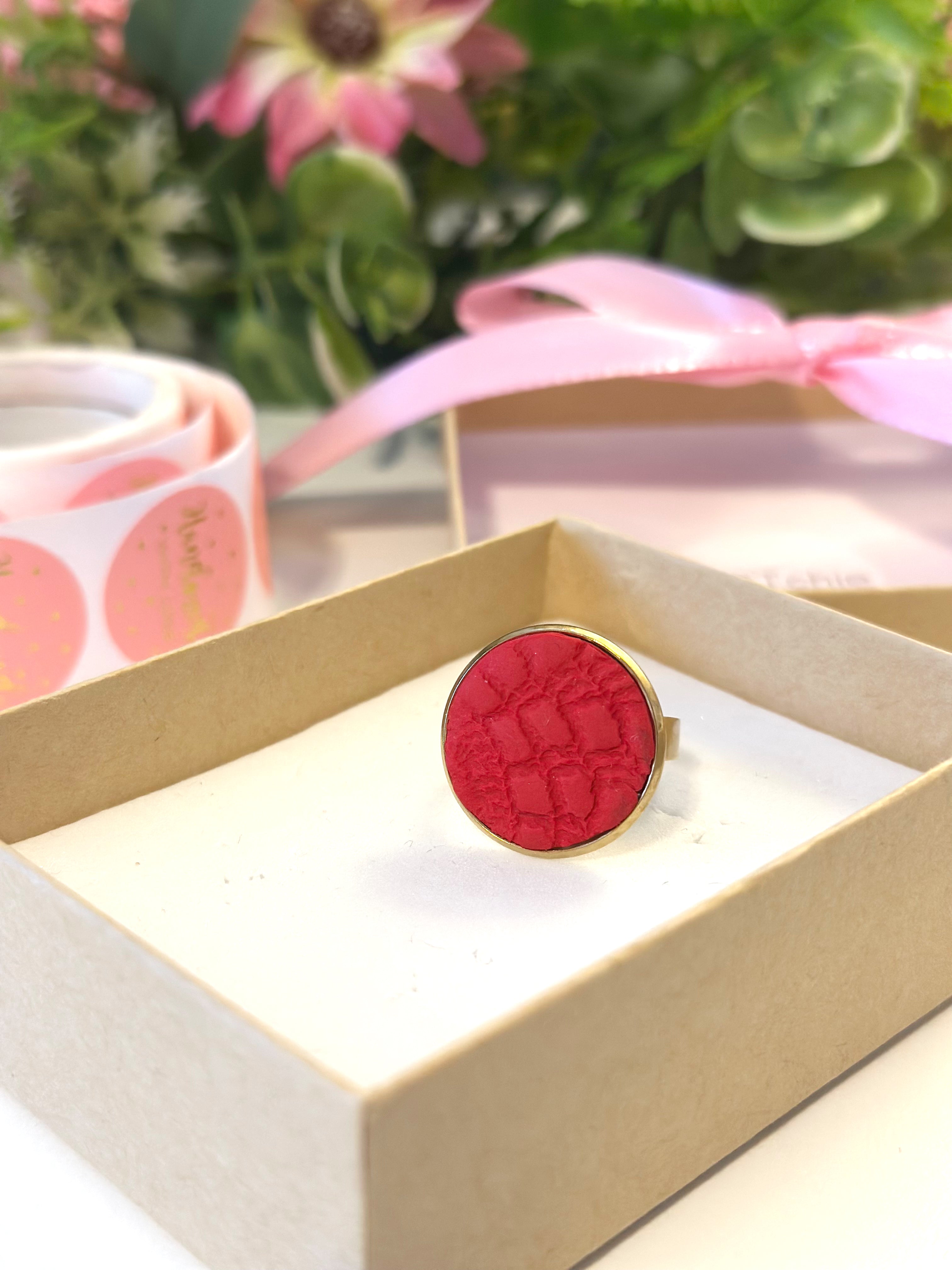 Red Textured Candy