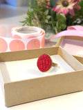 Red Textured Candy