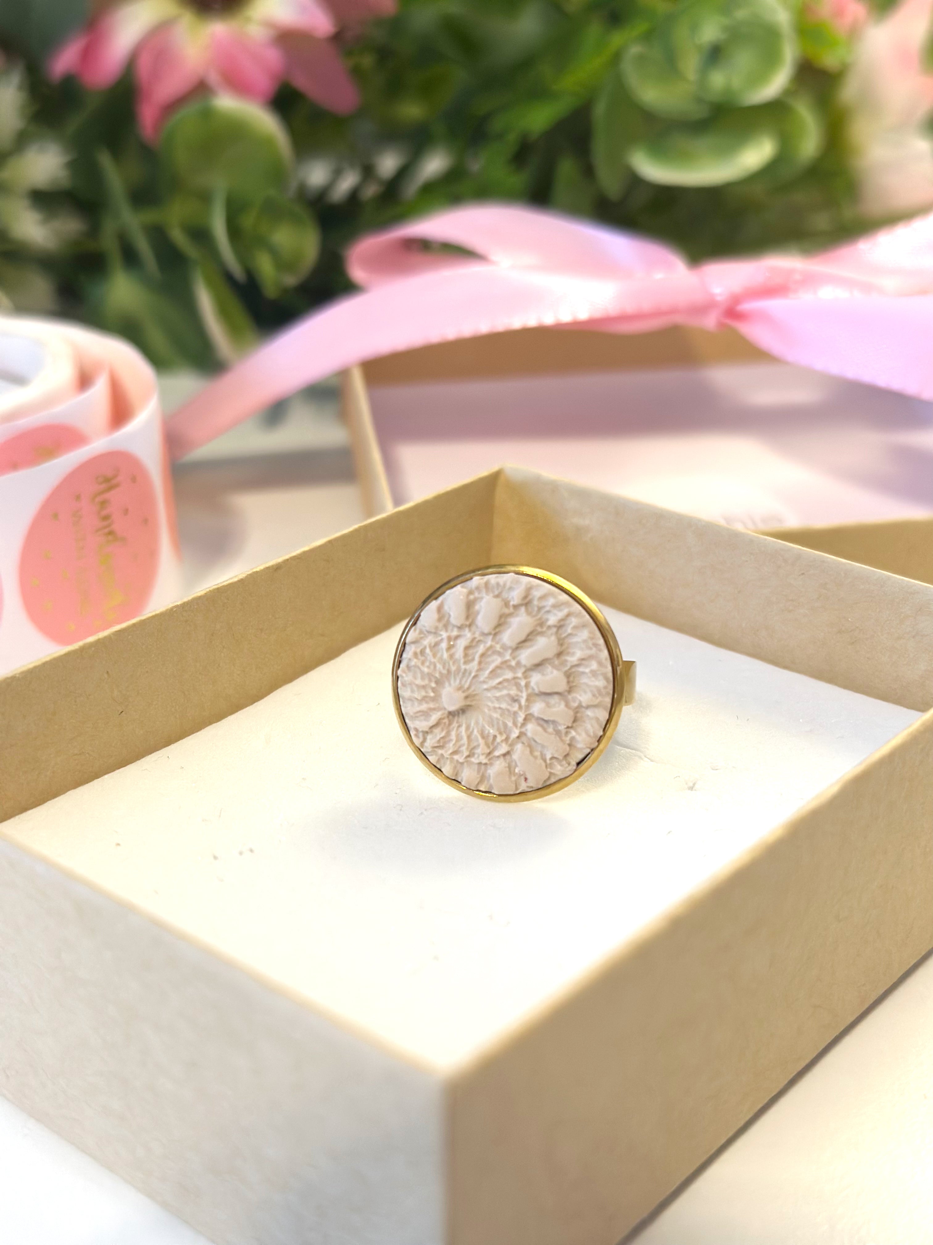 Beige Textured Candy
